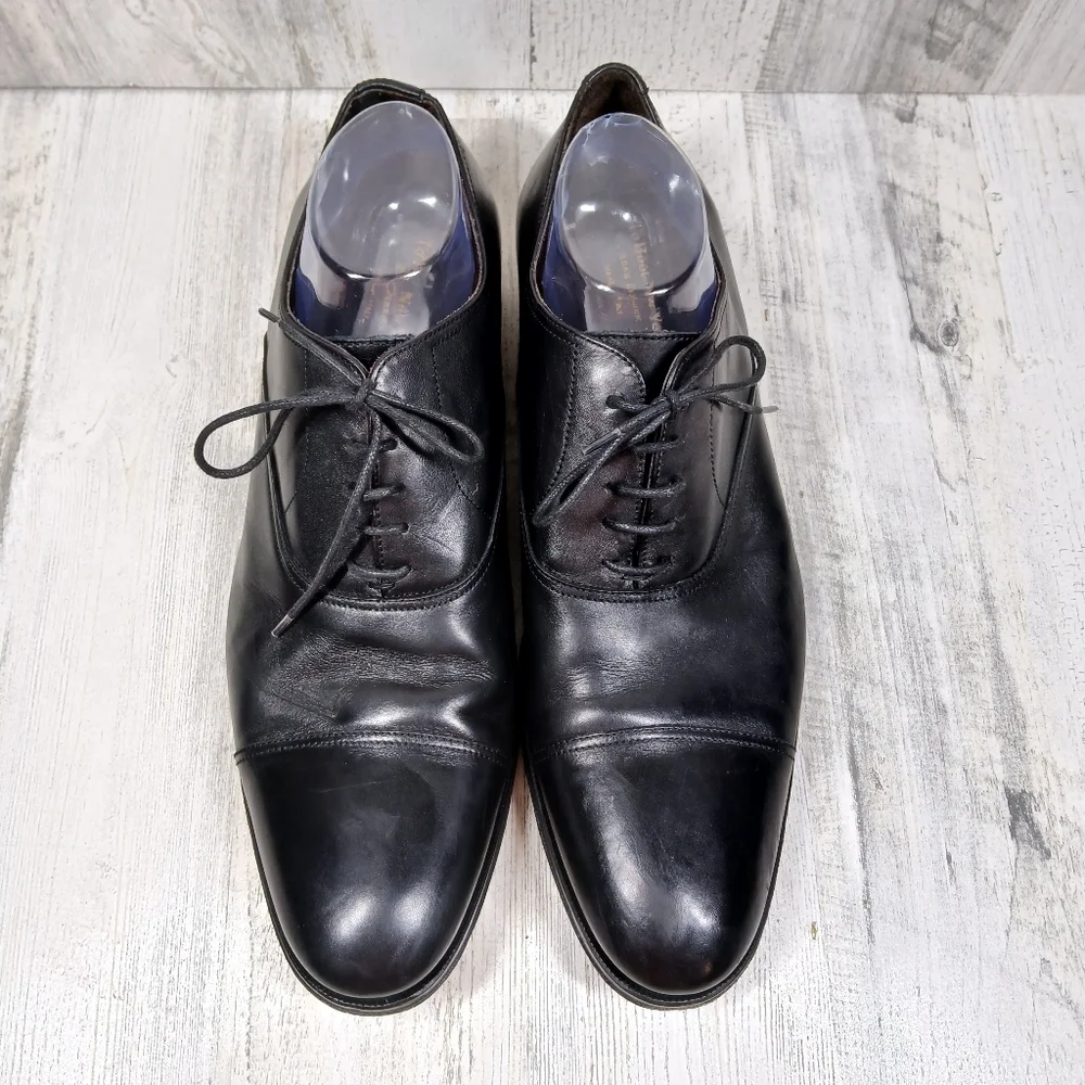 To Boot New York Adam Derrick Black Leather Lace Up Dress Shoes #232